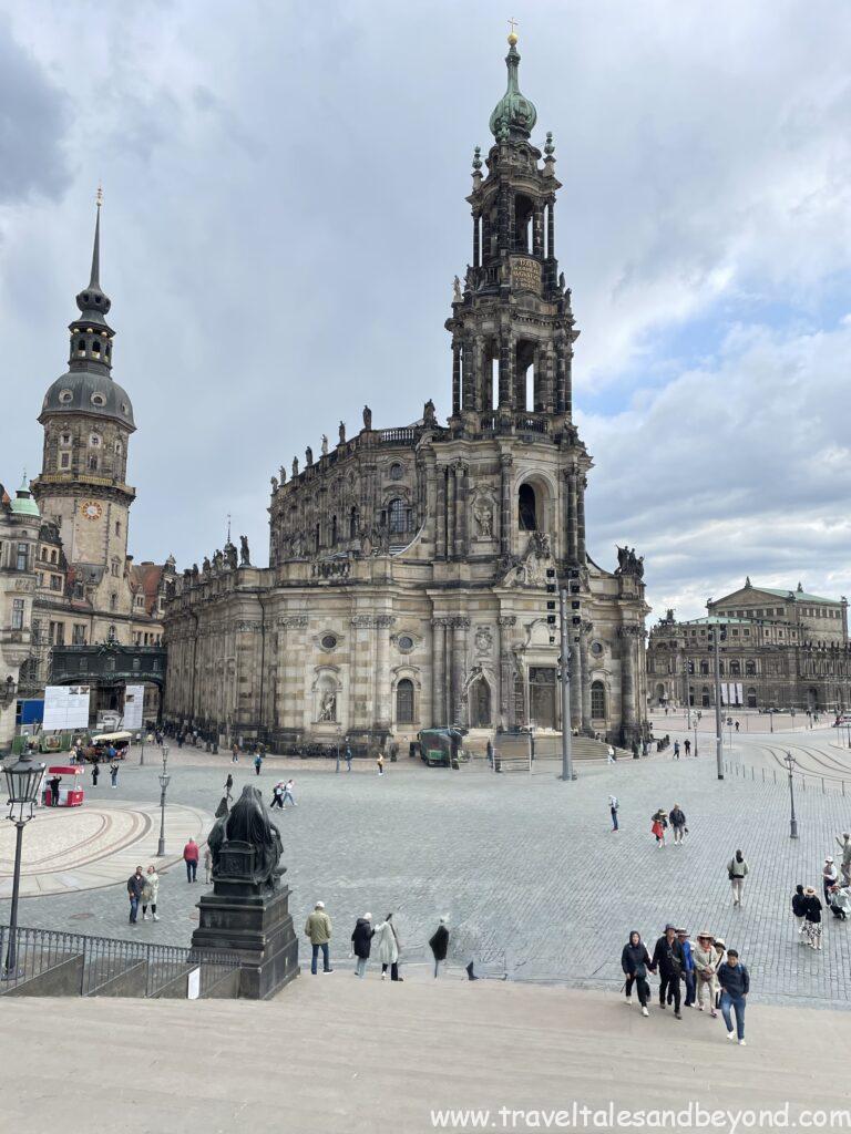 Dresden Old Town by the River Elbe