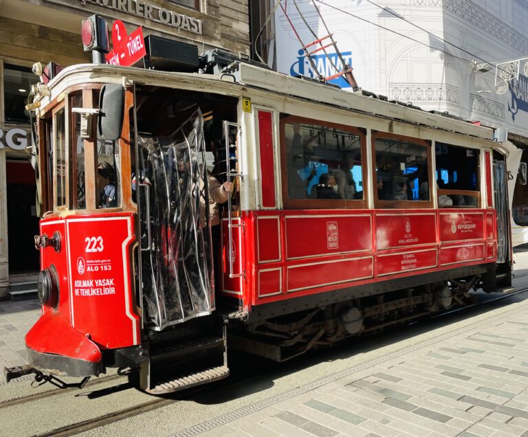 Red Tram, Taksim square, Istanbul