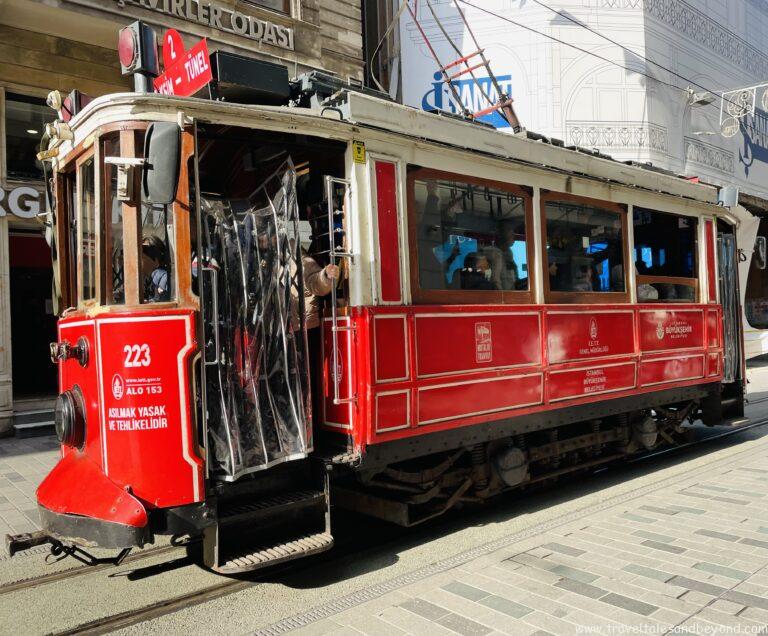 Red Tram, Taksim square, Istanbul