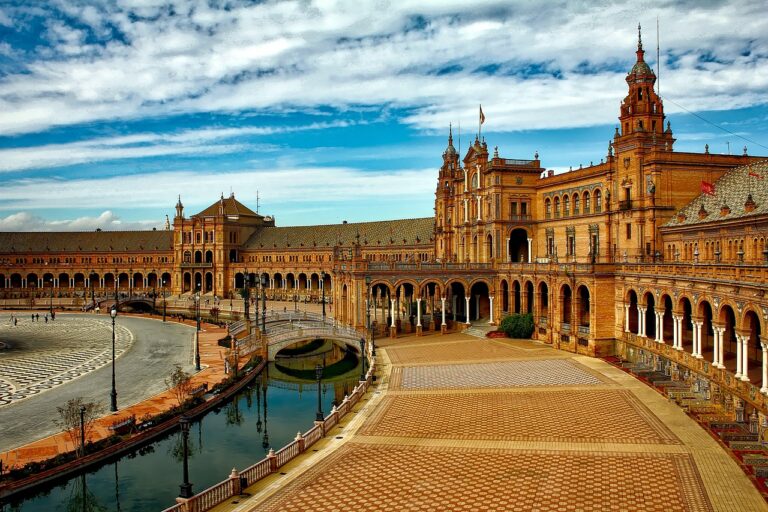 plaza espana, seville, spain