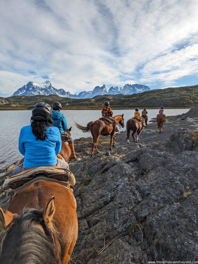 Horseback riding, Torres del Paine, Chile