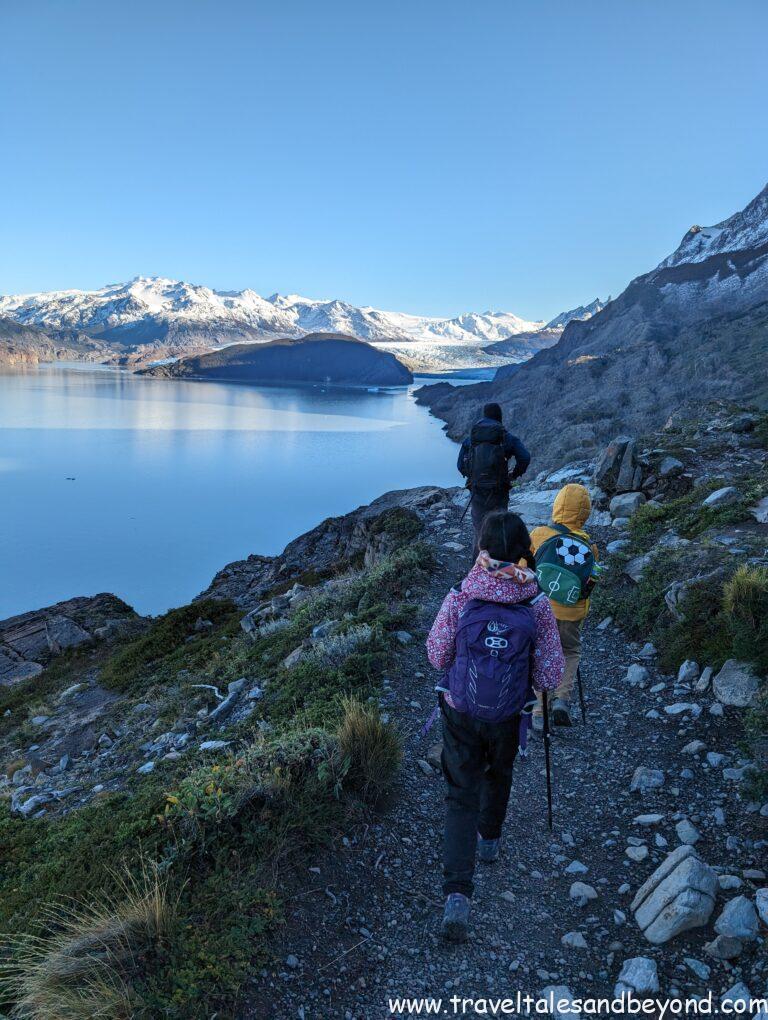 A family hiking trip in Patagonia