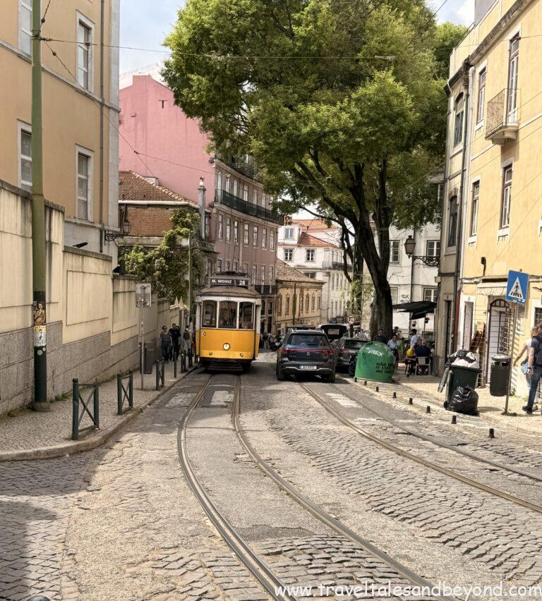 Tram in Lisbon, Portugal