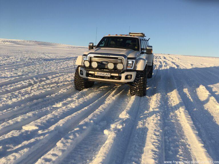 Superjeep on the Glacier