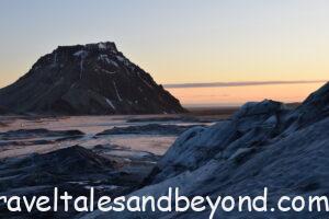 View from the Katla Ice cave, Iceland