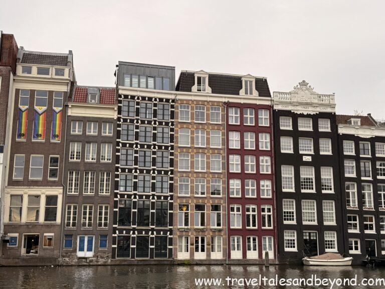 17th-century canal houses lining the waterways of Amsterdam