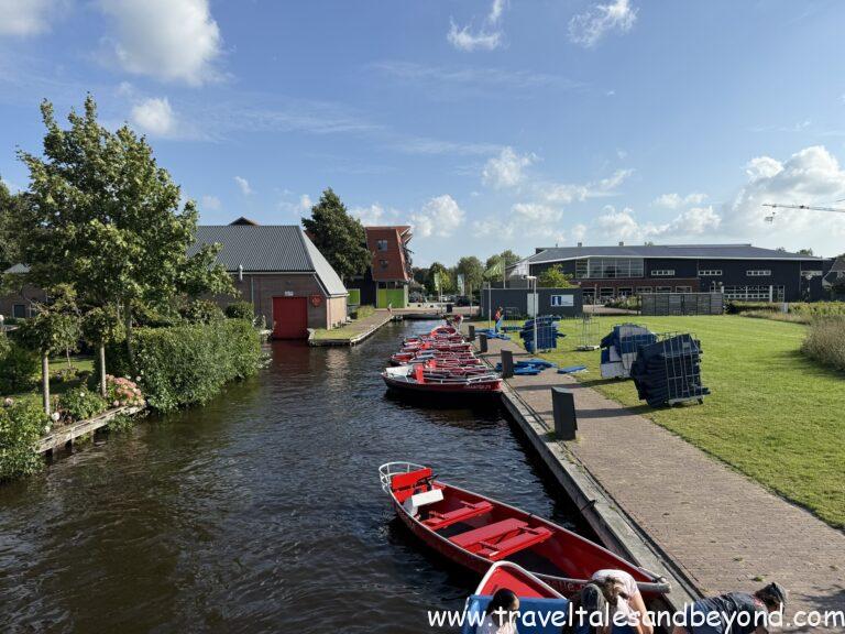 Hiring a row boat in Giethoorn is an absolute must