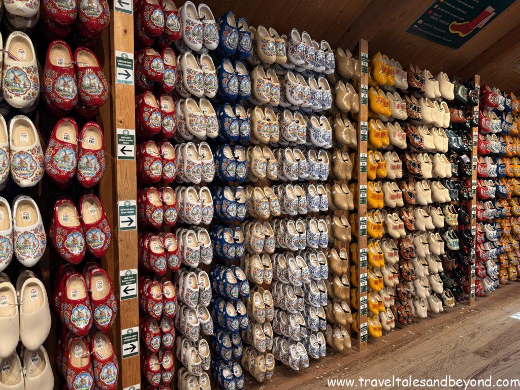 Display of Clogs of various sizes