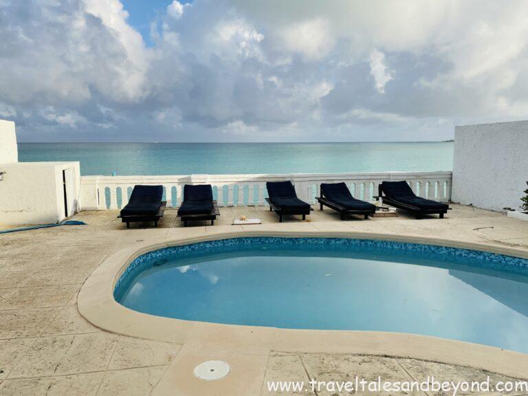 View from our Airbnb