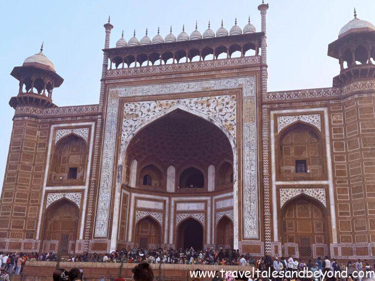Darwaza-i-Rauza — the great sandstone gateway to Taj Mahal, Agra