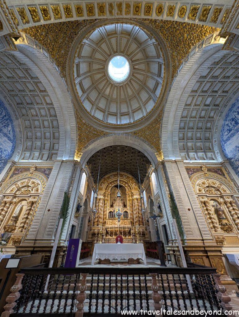 Interior of the Sanctuary of Our Lady of Nazareth, Nazare, Portugal