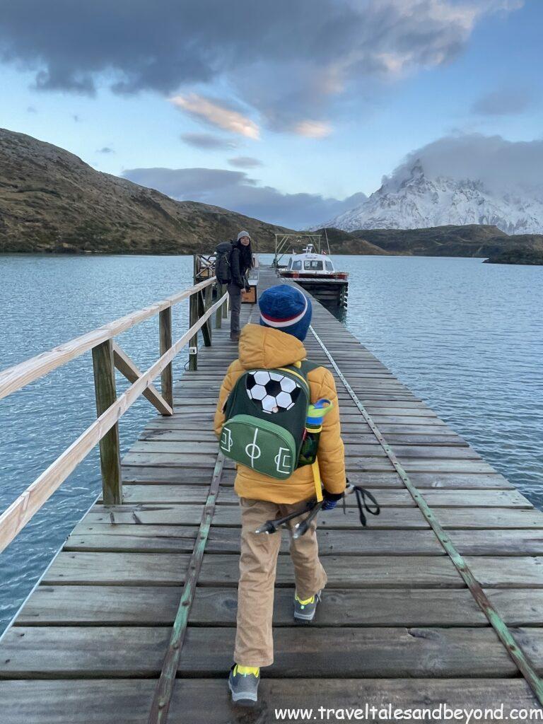 Ready for the boat trip to the French Valley hike trail head