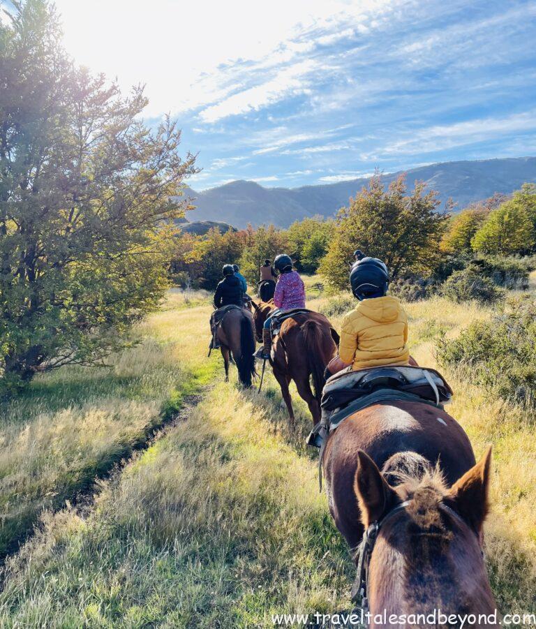 Horseback riding in Patagonia, Chile