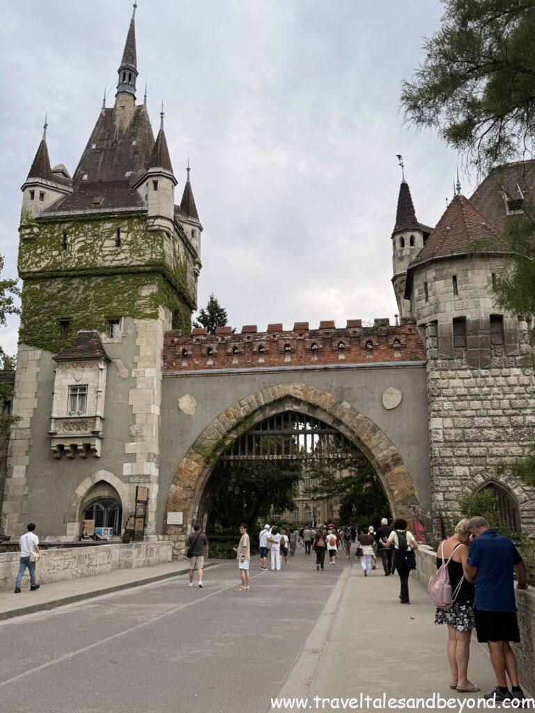 Vajdahunyad Castle in City Park, Budapest