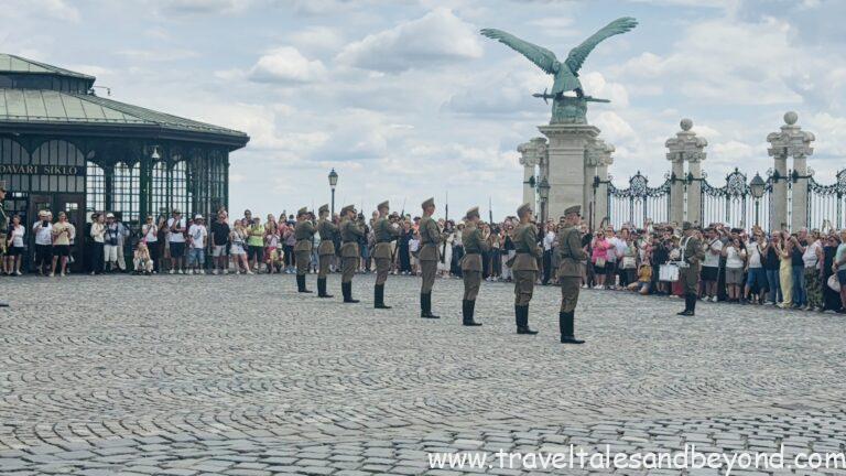Change of guard ceremony, Buda castle