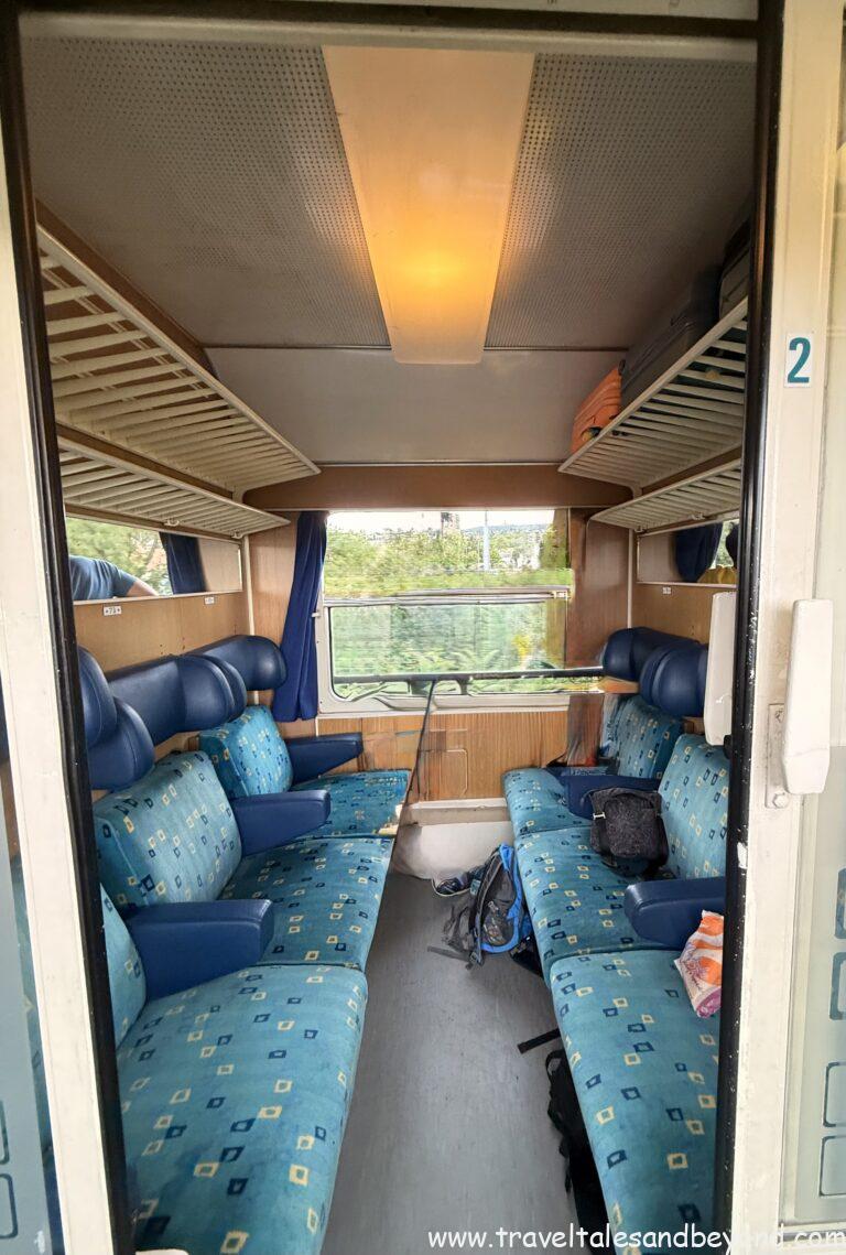 Reserved seat ticket for the non-stop Budapest to Ljubljana train