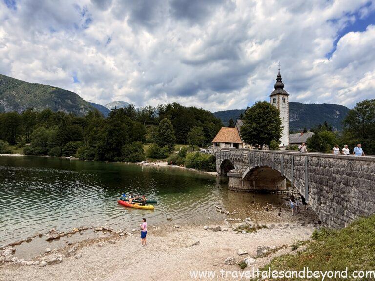 Calm waters of Lake Bohinj inside Triglav National Park