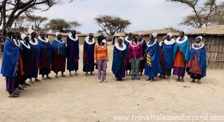 We also joined their welcome dance, Tanzania