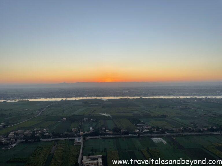 Sunrise and Nile river, Egypt
