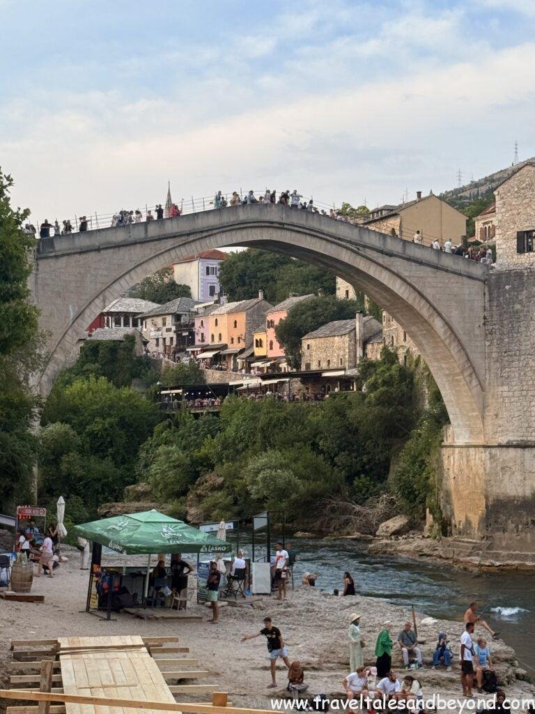 Stari Most, Mostar’s Old Bridge, rebuilt in 2004 and still the heart of the old town.