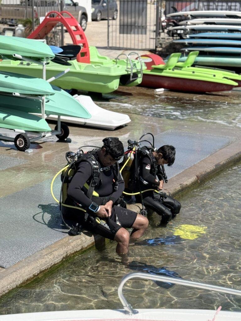 Shore Dive for the open water certification