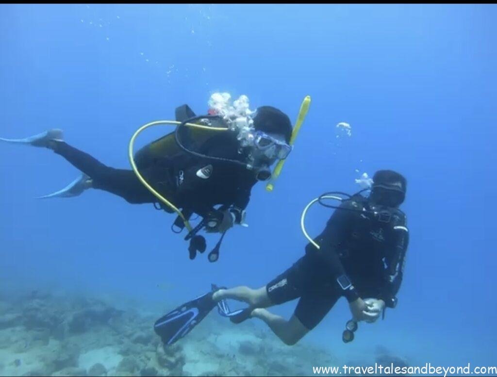 Open water boat dive final session